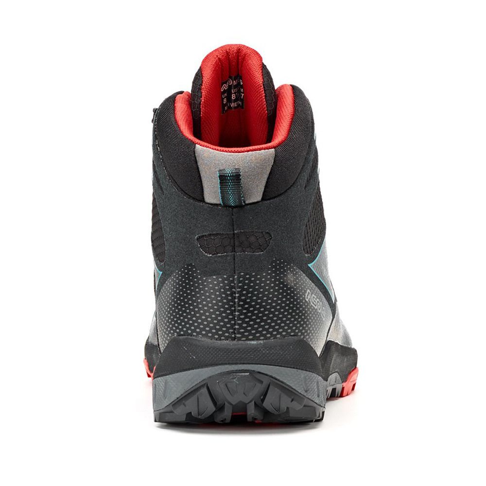 Asolo GRID MID GV - Chaussures randonné Homme nero/rosso