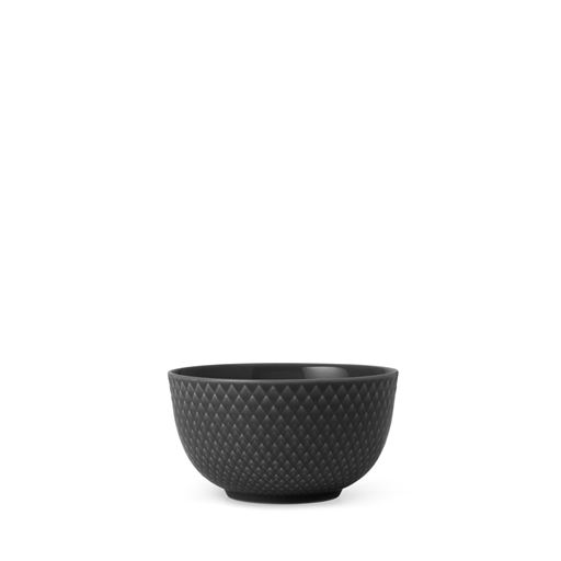 Lyngby Porcelæn Rhombe Earth Skål, Slate, Ø11 cm