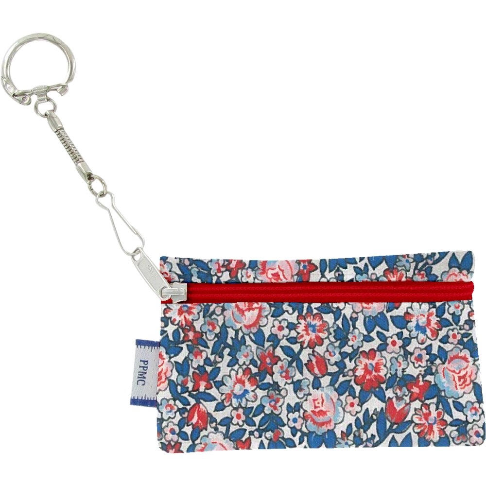 Pochette Porte-Clés London Fleuri