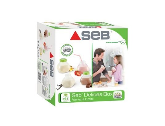 SEB - Pot de yaourt XF102000 6 bouteilles + bouchons