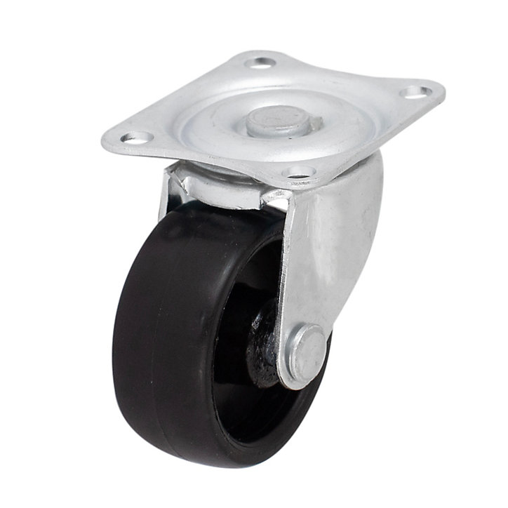 Roulette pivotante noire ø4.1 cm, charge max 20 kg