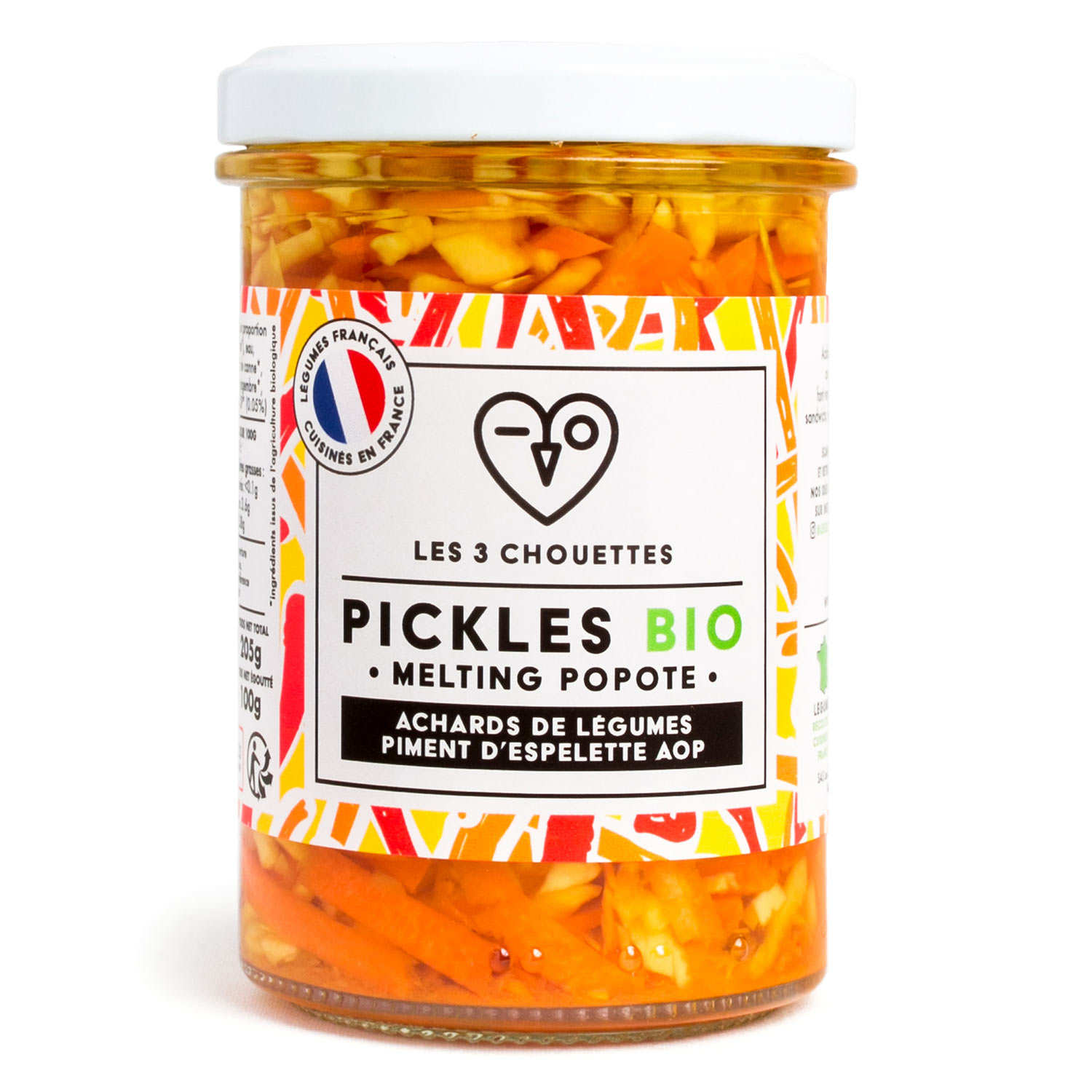 Achards de légumes épicés bio