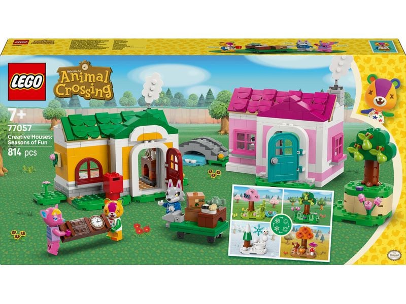 LEGO® Animal Crossing Kreative Häuser 77057 Jahreszeiten voller Spass