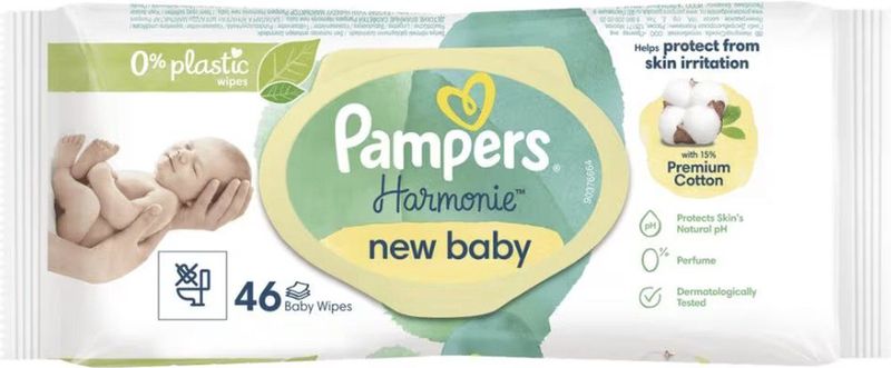 Pampers Harmonie New Baby Billendoekjesdoekjes 1 x