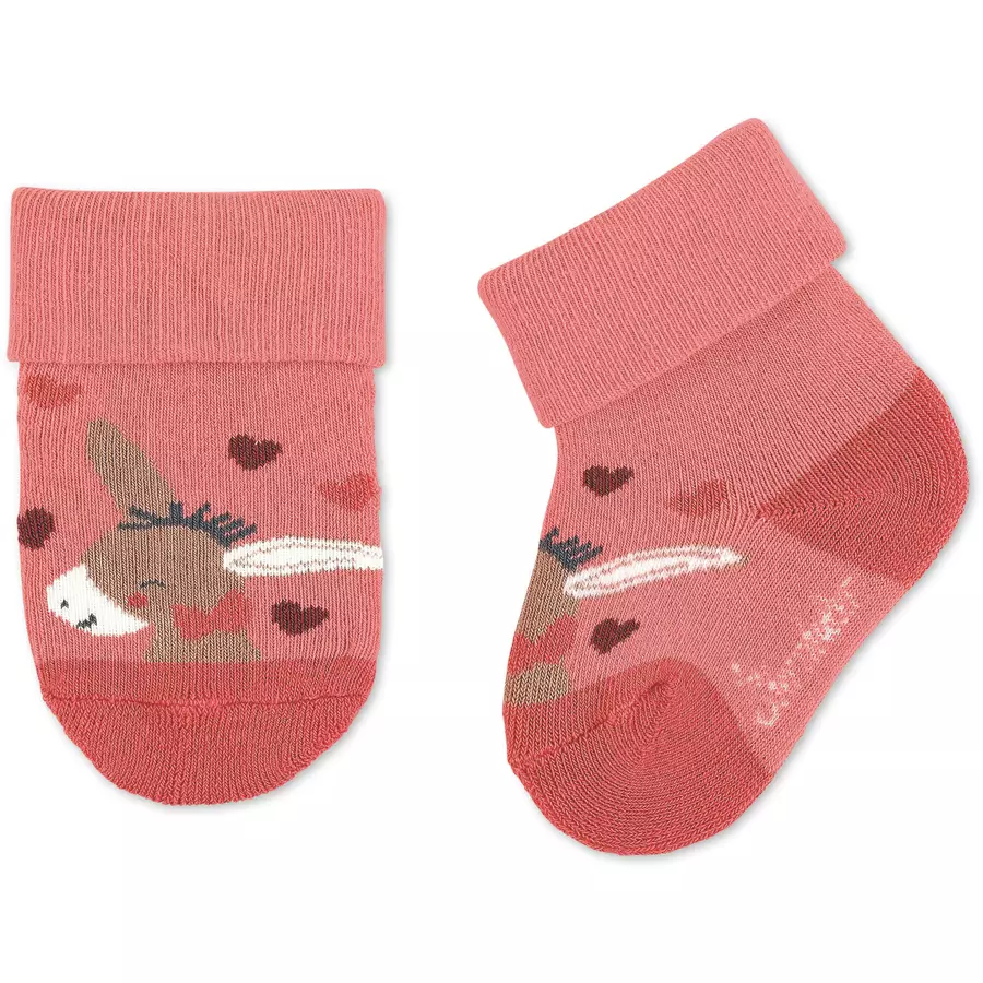 Sterntaler Baby-Söckchen Emmily mittelrot