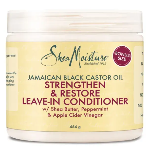 Condicionador sem enxágue fortificante e revitalizante Shea Moisture 431ml (tamanho bônus)