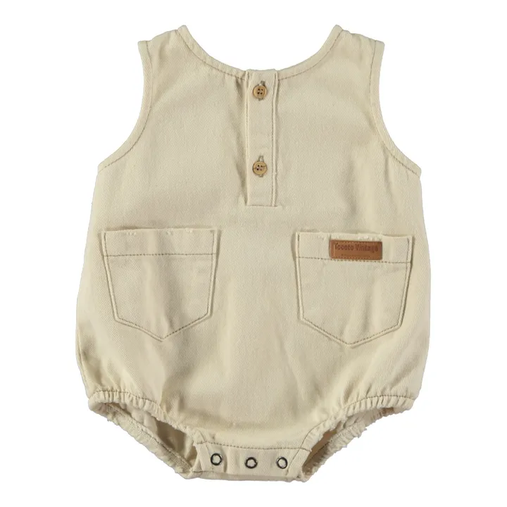Tocoto Vintage Barboteuse Sarga | Ecru