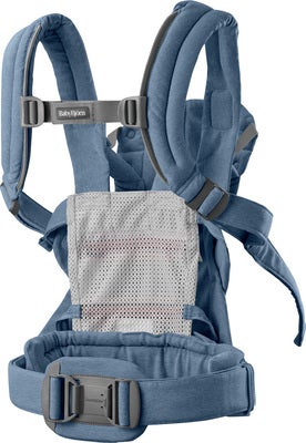 BabyBjörn Harmony Bæresele Vevd, Blue Melange