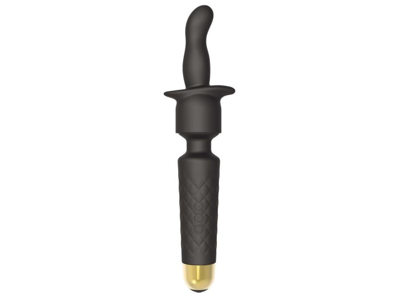 Marc Dorcel Stabvibrator Kit Wanderful 20 cm Intensiver Stabpulsator mit ausgefallenem Aufsätzen