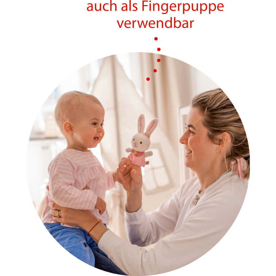 COPPENRATH Greifling Häschen, rosa - BabyGlück