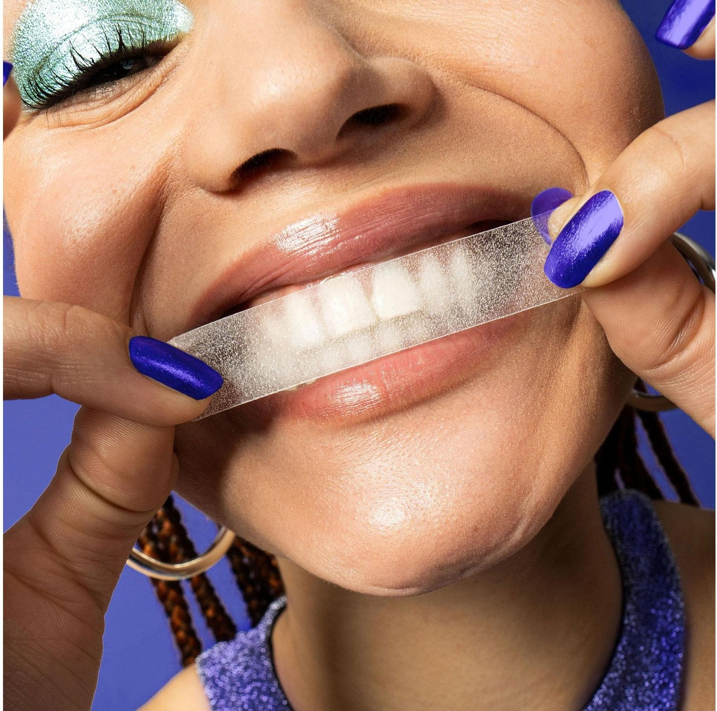 (14er Set) Zahnbleaching Pop Whitening Strips zur Zahnaufhellung (SPCWSMI) - Iced Mint