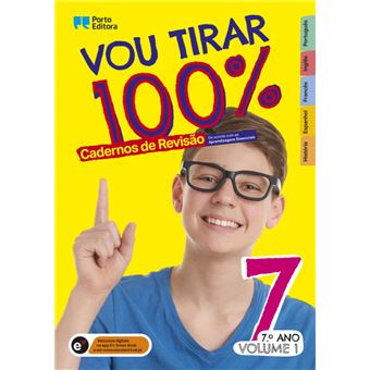 Vou Tirar 100% - 7.º Ano - Volume 1 Cadernos de Revisão