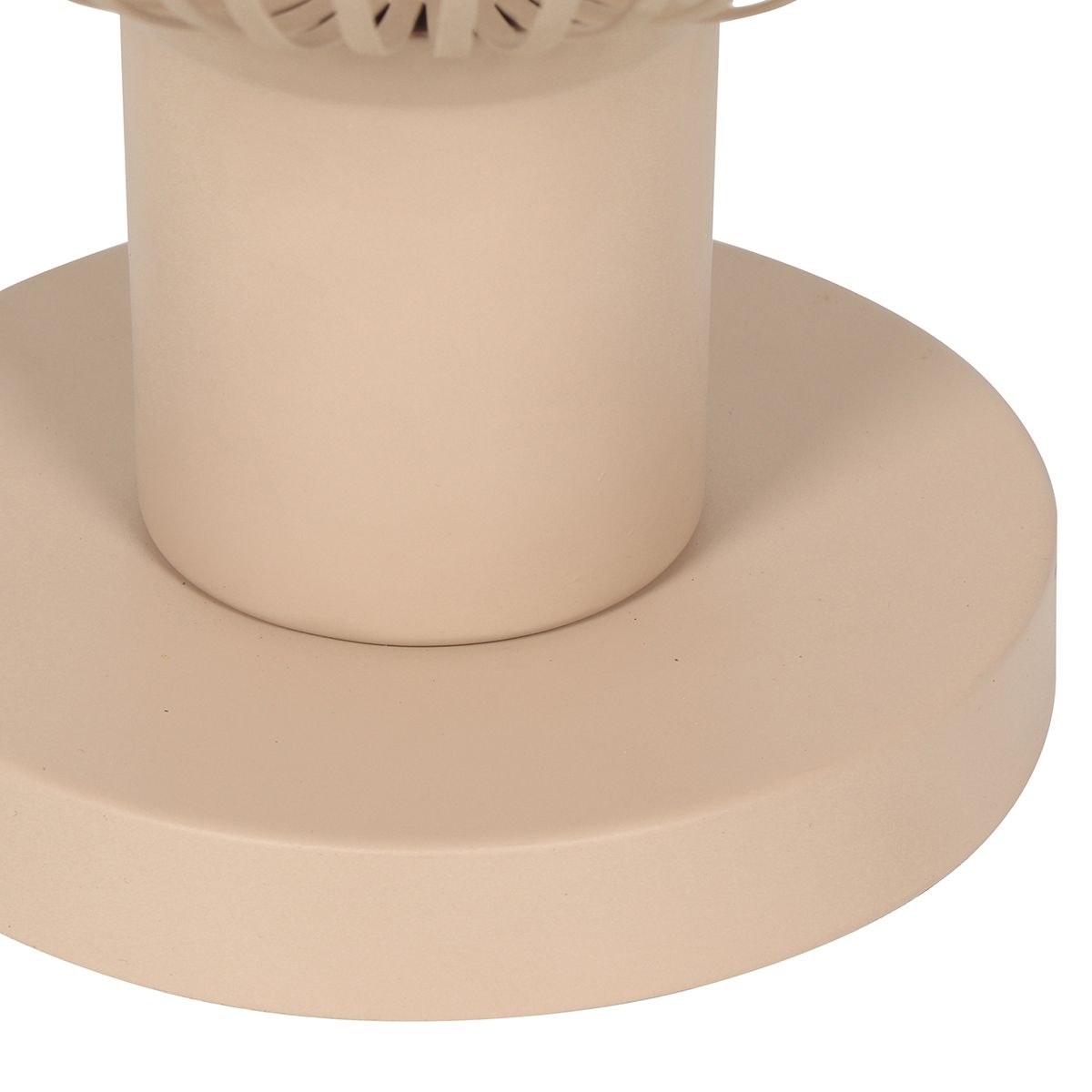Moderne draad tafellamp beige 33cm - Gila