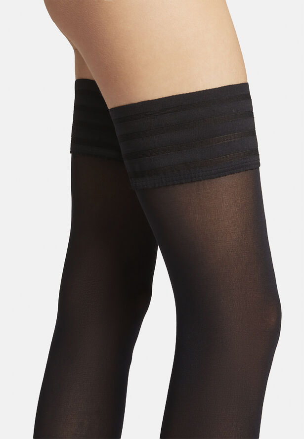 Wolford Velvet de Luxe 50 stay-up Sort