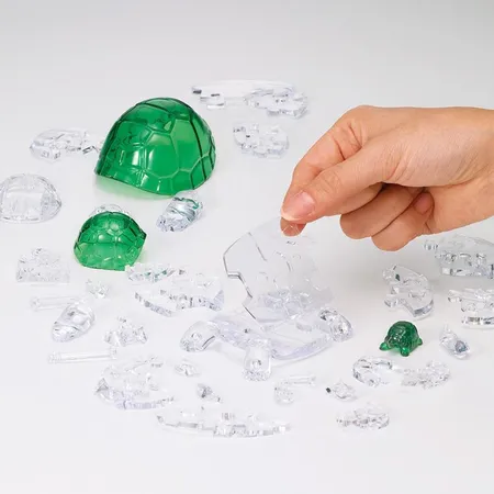 HCM Kinzel Crystal Puzzle - Schildkröten, 37 Teile