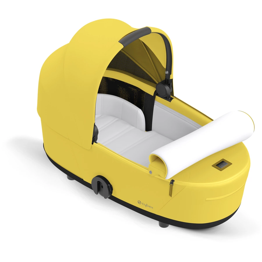cybex PLATINUM Kombikinderwagen New Mios Matt Black Mustard Yellow