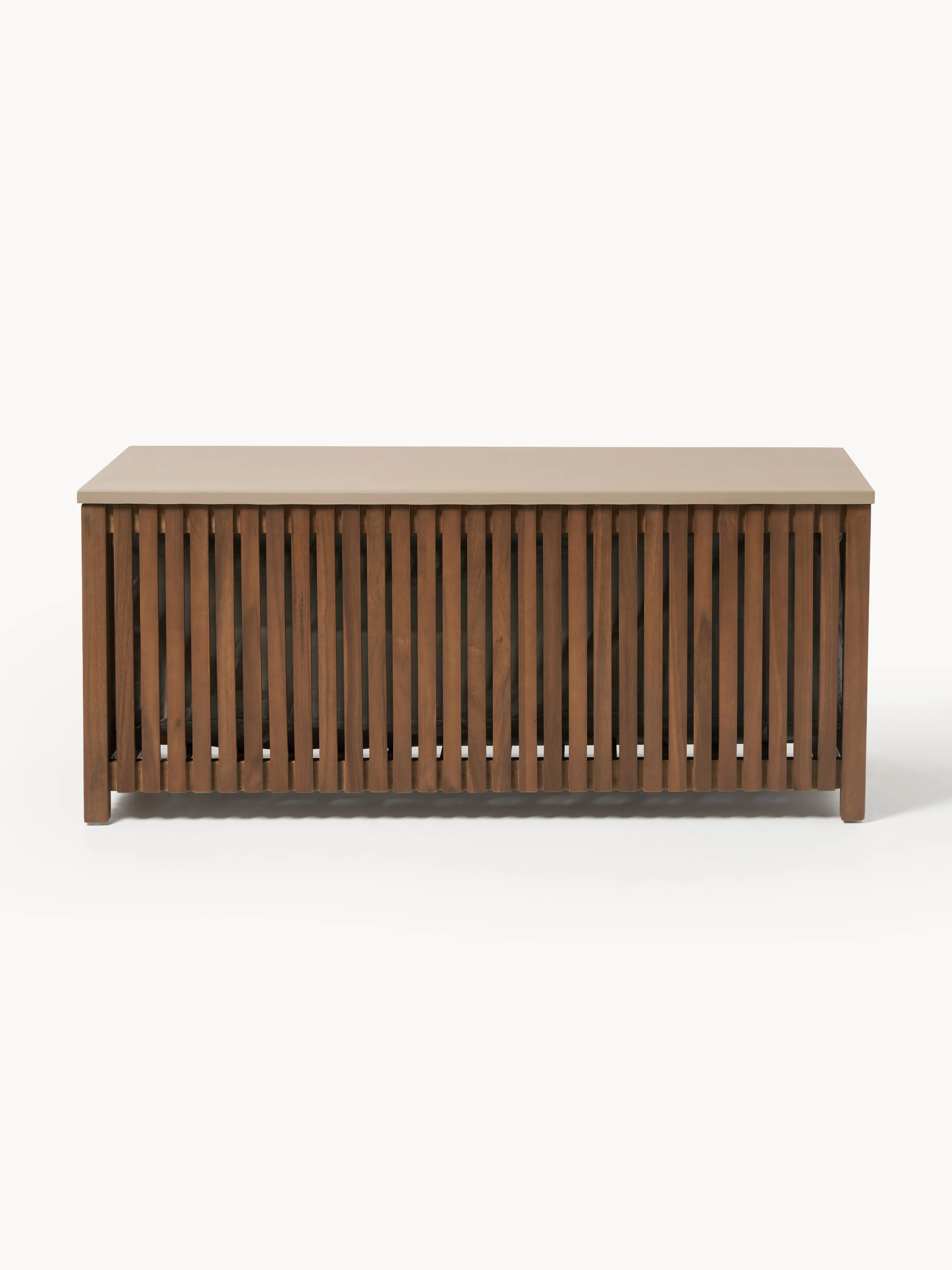 Tuinopbergdoos Arkin van acaciahout met voering, B 129 cm
