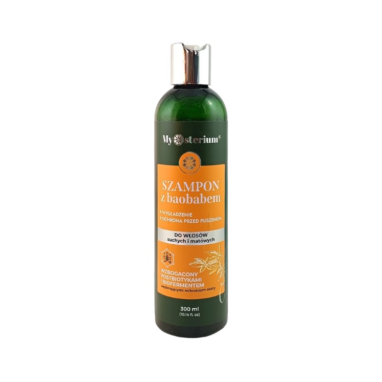 Mysterium Szampon do włosów suchych i matowych Baobab 300 ml