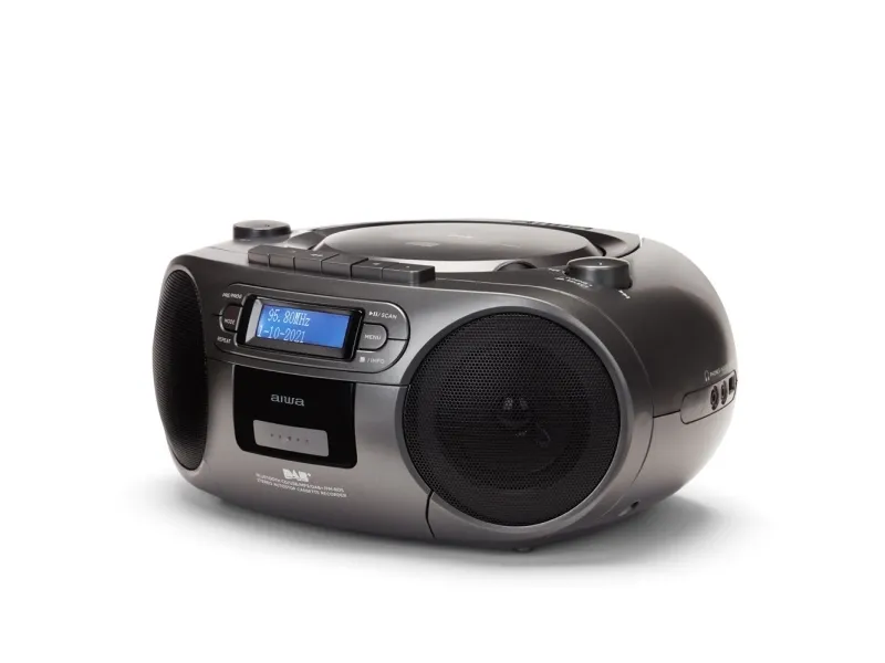 Aiwa BBTC-660DAB/MG, Analog & digital, DAB , FM, Afspiller, CD, Program, Top