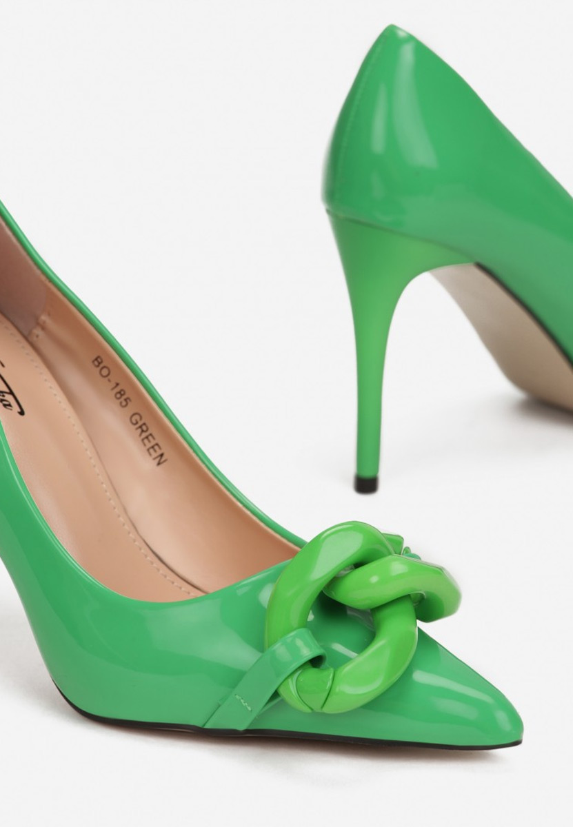 Chaussures stiletto verts Corrientes