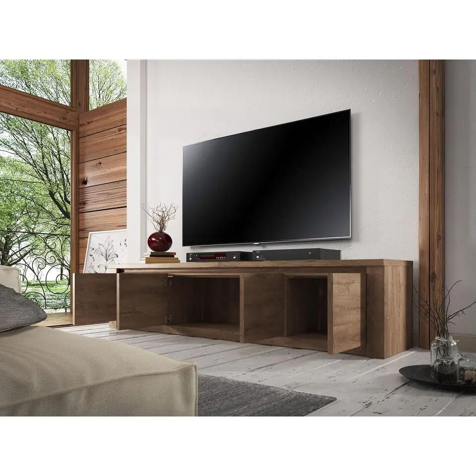 Meubella - TV-Meubel Monaco - Eiken - 4 deuren - 170 cm