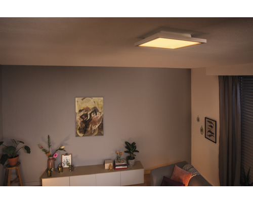 Philips Hue Paneel White Ambiance 19W 1820 lm 30x30 cm wit + dimmer - Compatibel met SMART HOME van Hornbach