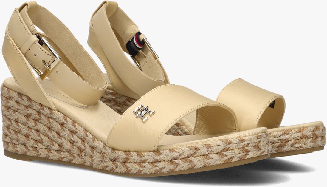 TOMMY HILFIGER beige tommy hilfiger sandalen colorful wedge satin