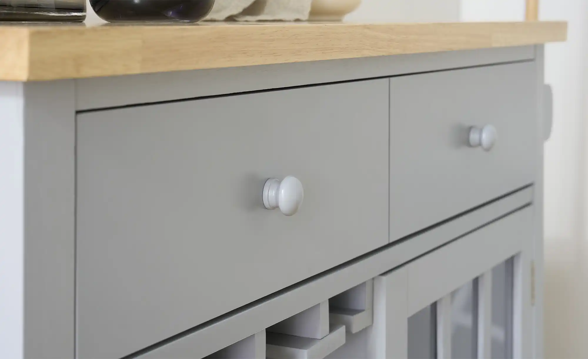 Servierwagen in Landhaus-Optik Butcher