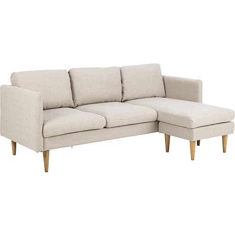 Milly 2-personers sofa m. chaiselong - beige