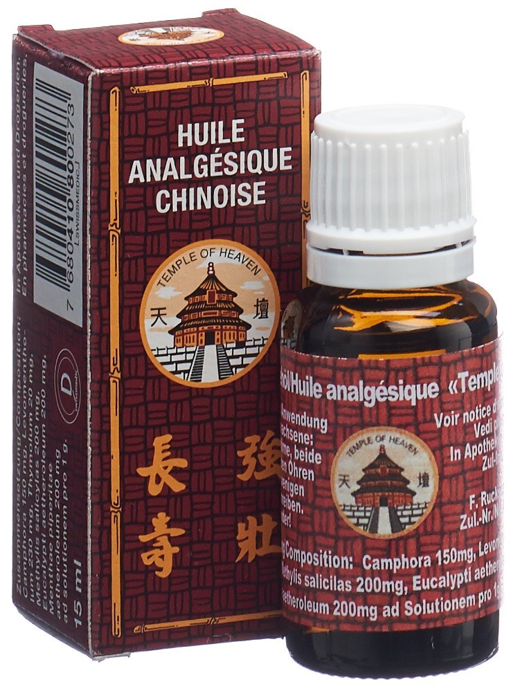 CHINA Kopfwehöl<br>15 ml, Flasche, Lösung zur Anwendung auf der Haut, Temple of Heaven