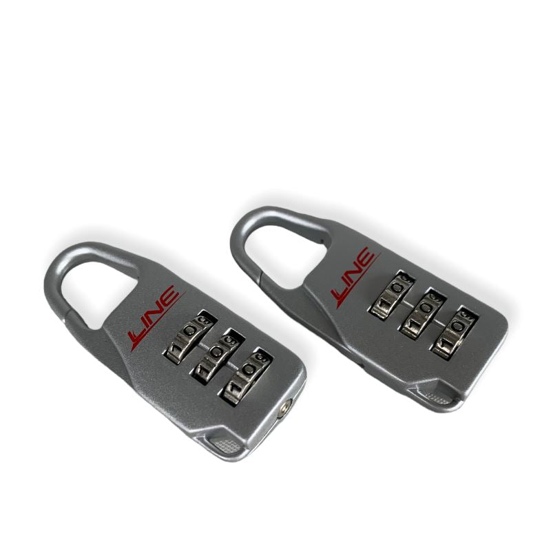 Line Travel Accessoires Duo Cijferslot Zilver