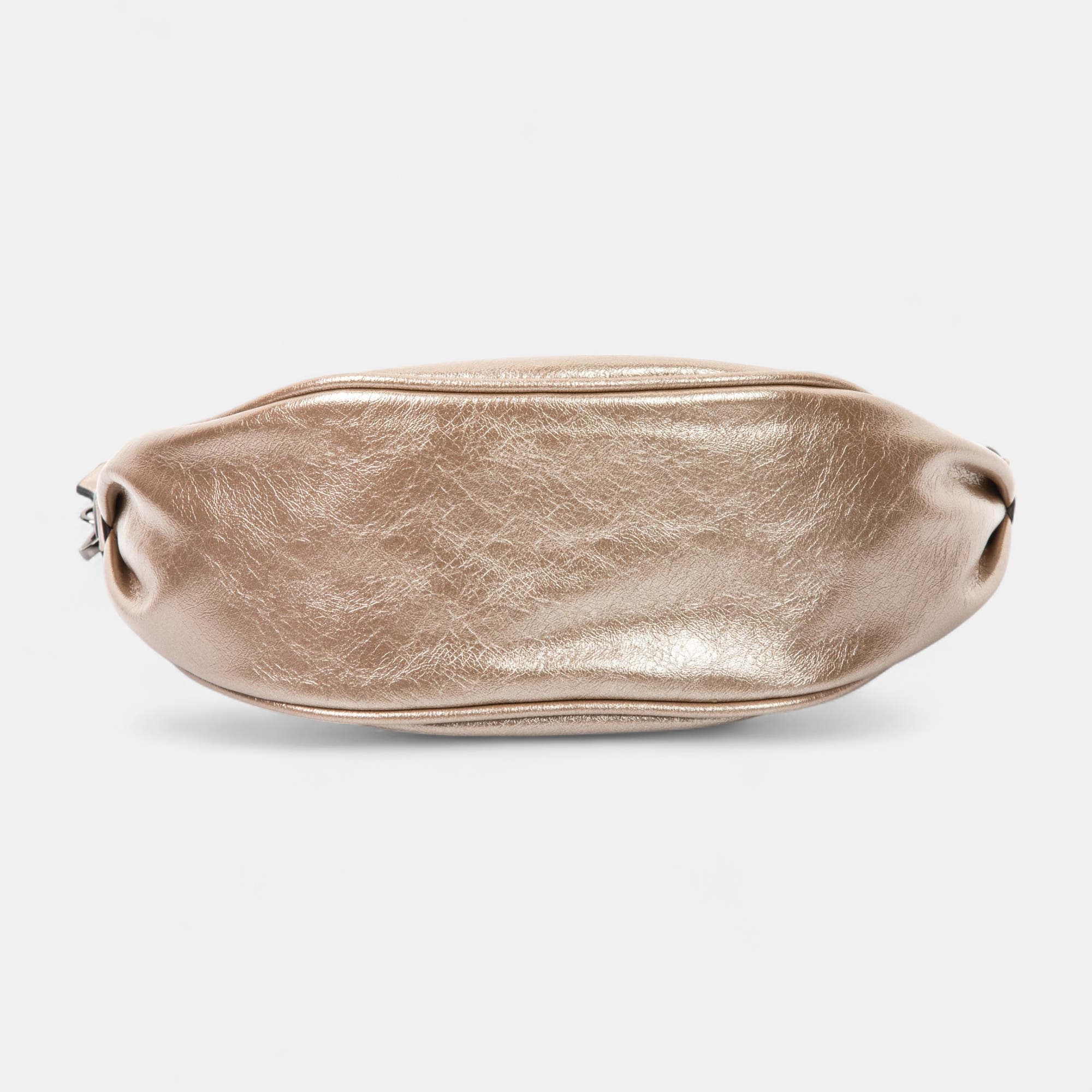 Sac bandoulière or