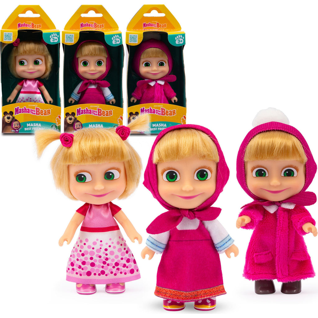 Masha And The Bear - Boneca 10Cm