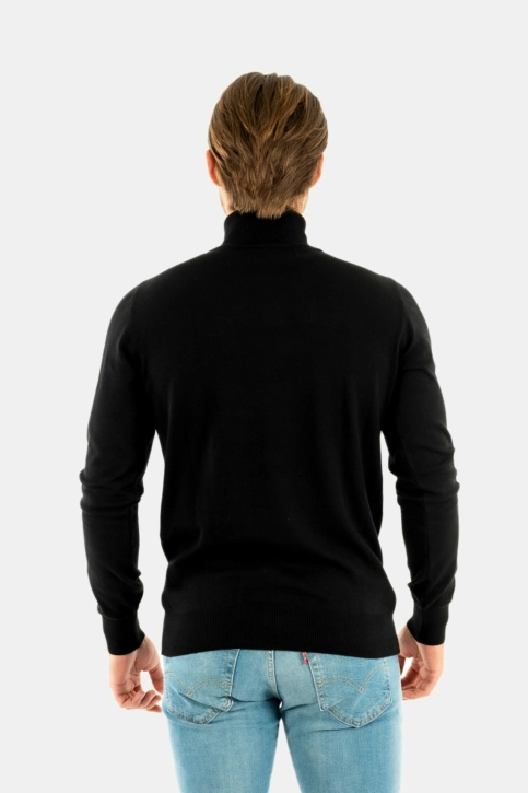 Pull hiver Benson & Cherry fracas noir