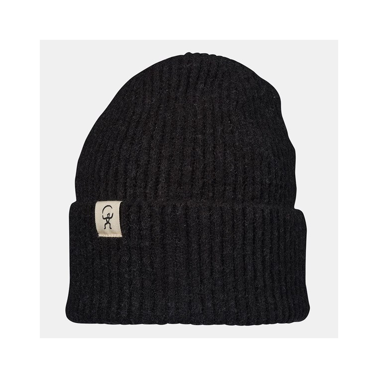 Isbjörn Minty Knitted Cap Kids Black