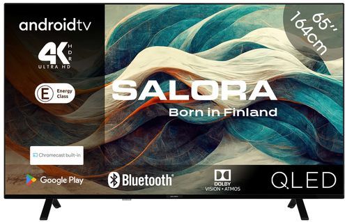 Salora - 65QLED320 - Smart Televisie - QLED - 65 Inch - 4K Ultra HD