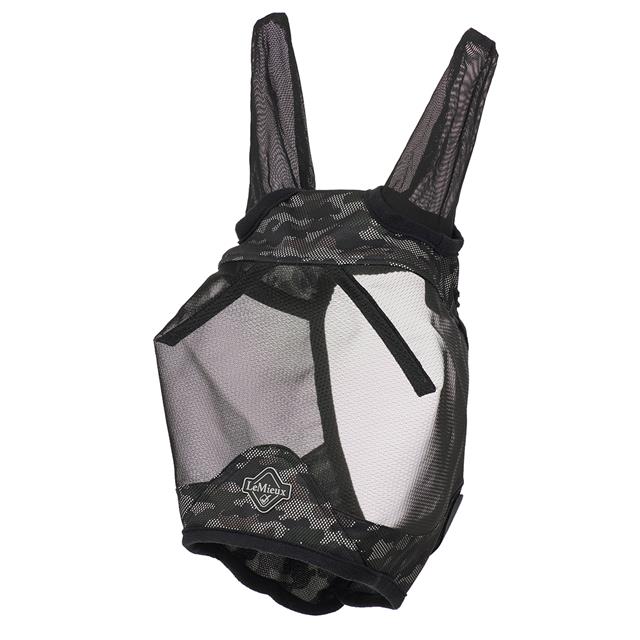 Vliegenmasker LeMieux Visor-Tek Half Camo Donkerbruin