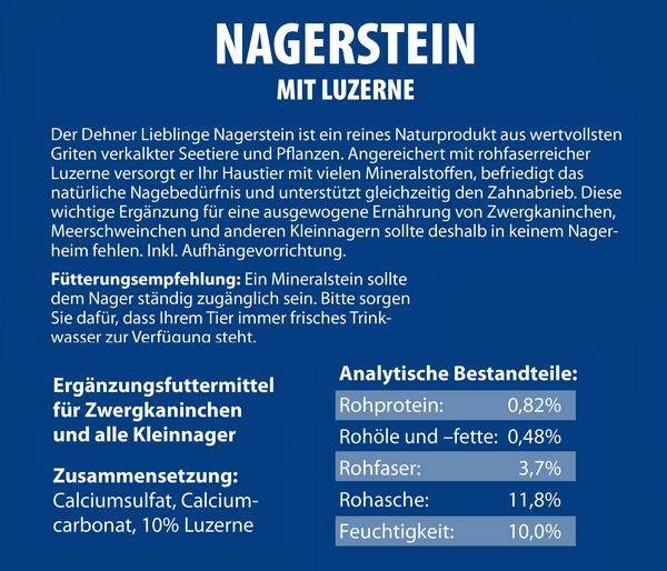 Dehner Lieblinge Nagerstein mit Luzerne, 65 g