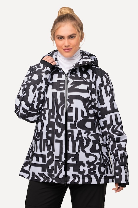 Performance-Jacke, Kapuze, wasserdicht, 2-Wege-Zipper