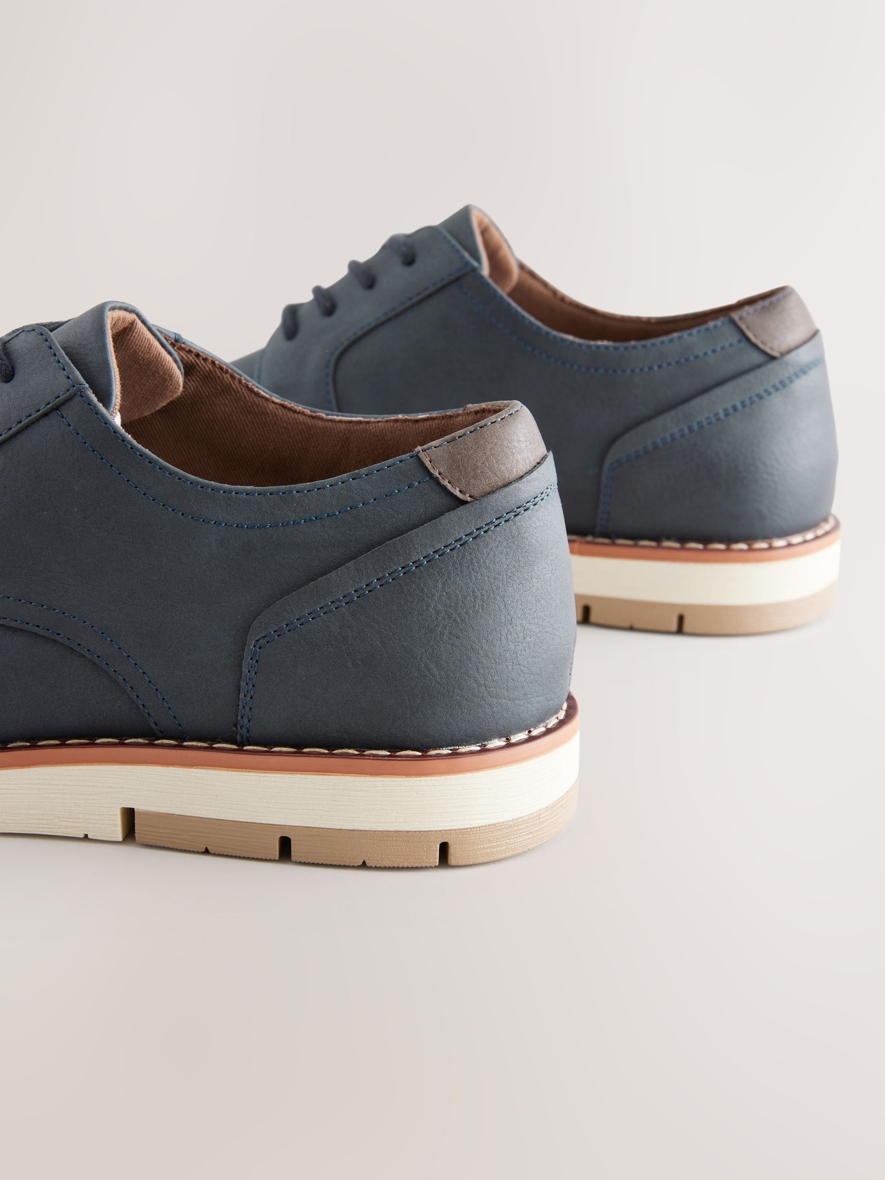 Donkerblauw - Sportschoenen met sleehak