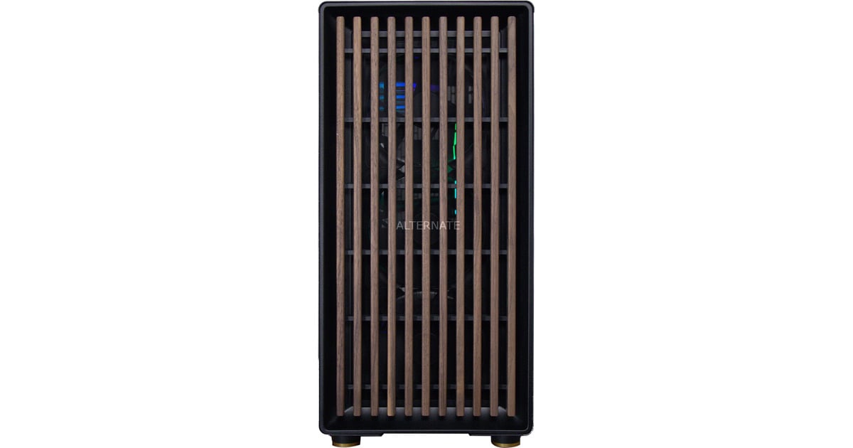 ALTERNATERyzen 9 - RTX  5080 Gaming pc Powered by ASUS  (Zwart/houtkleur | R9 9950X3D | RTX 5080 | 64 GB | 2 TB SSD)