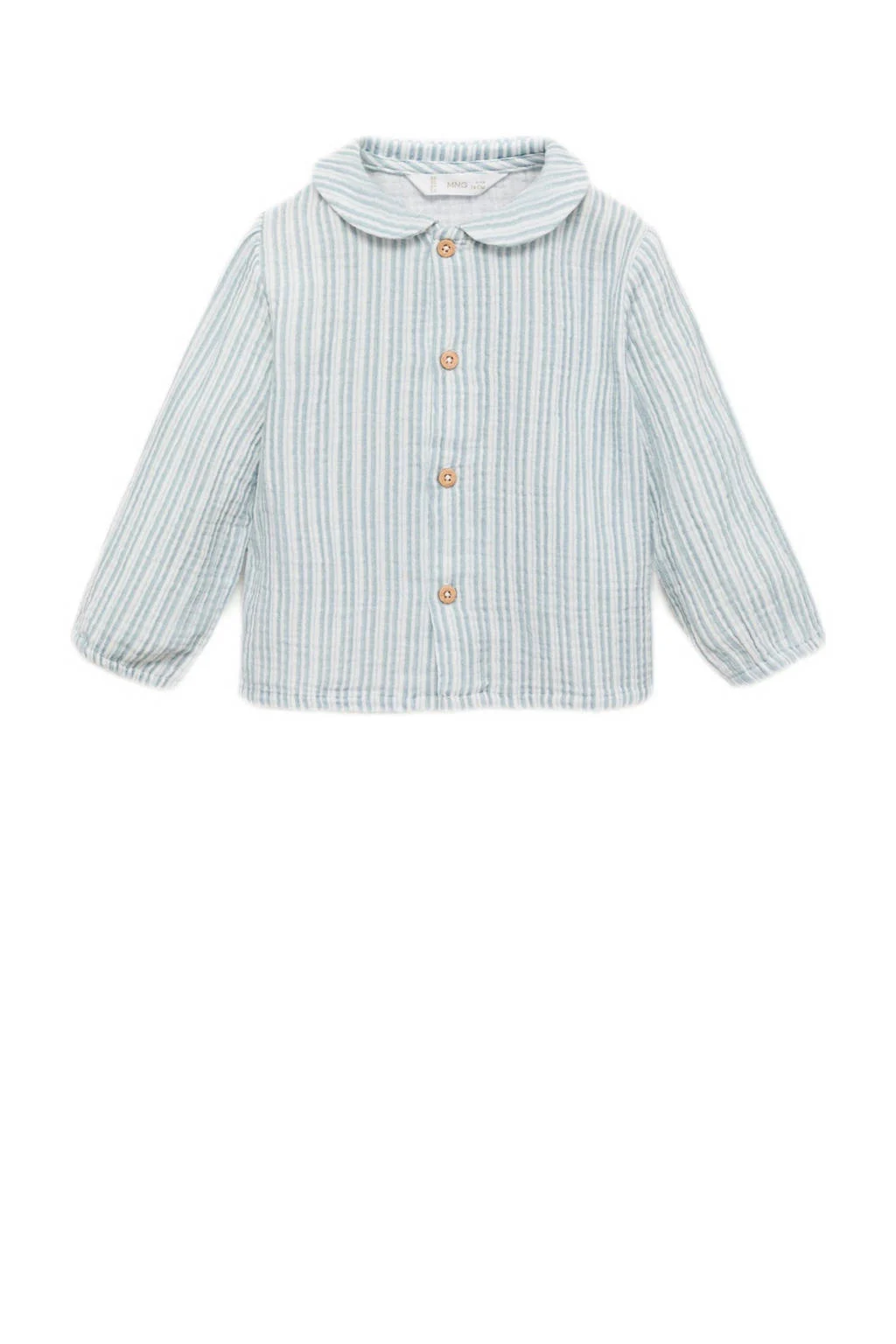 Mango Kids blouse lichtblauw