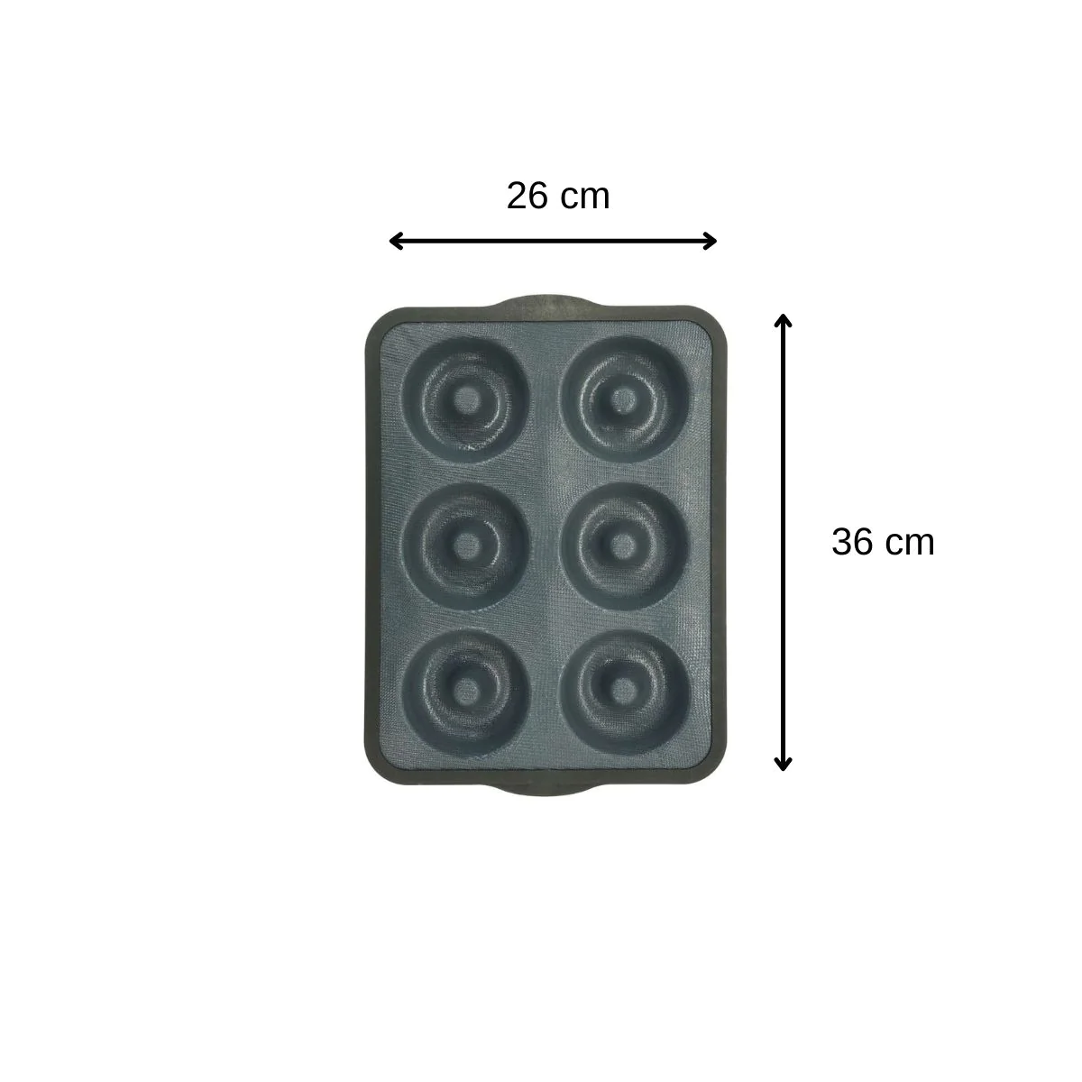 Moule 6 donuts Silicone fibre de verre Zenker