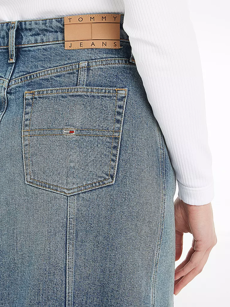 TOMMY JEANS Jeansrock blau
