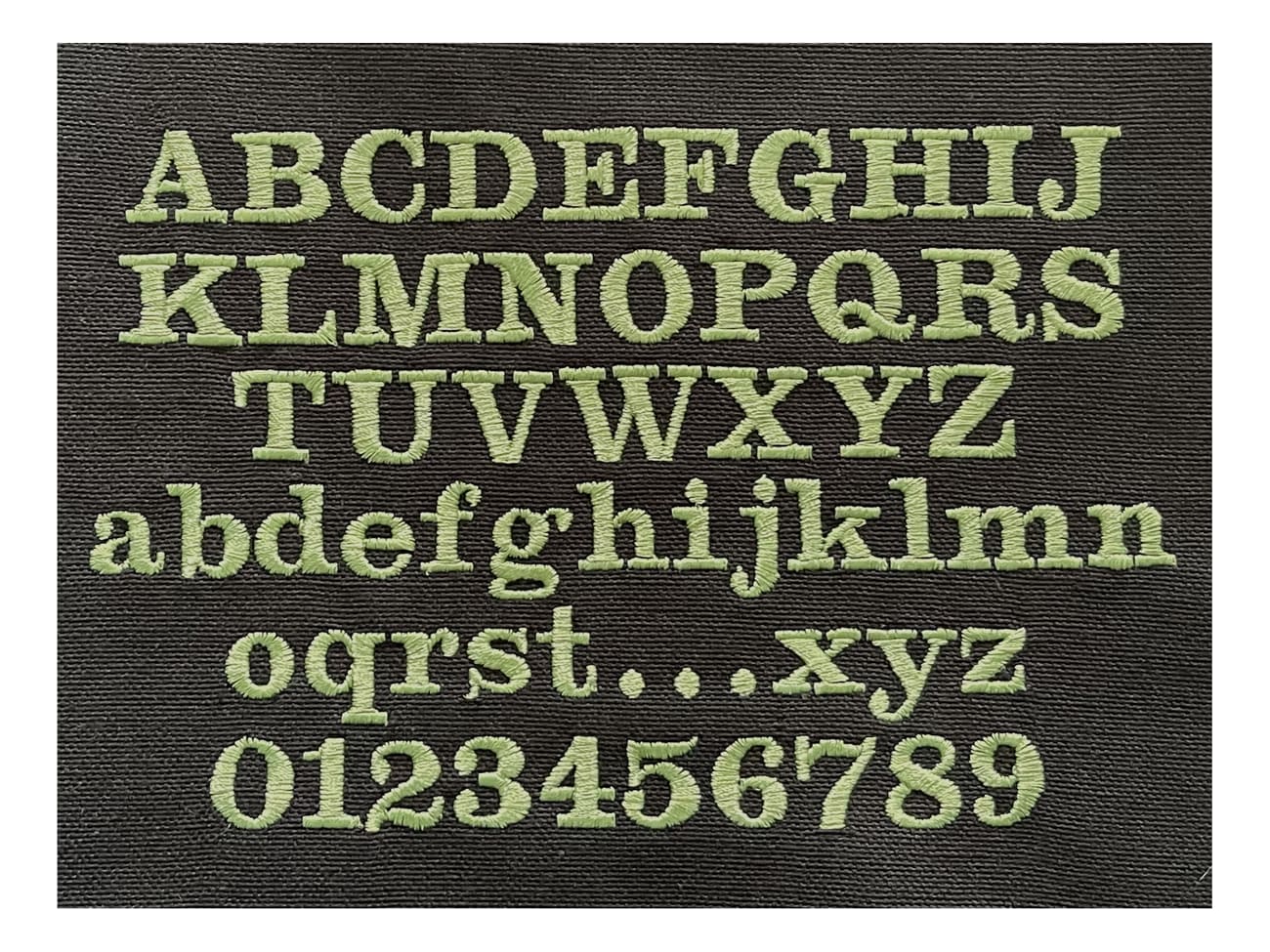 Broderie - Modèle M5 - Vert amande - Meilleur du Chef