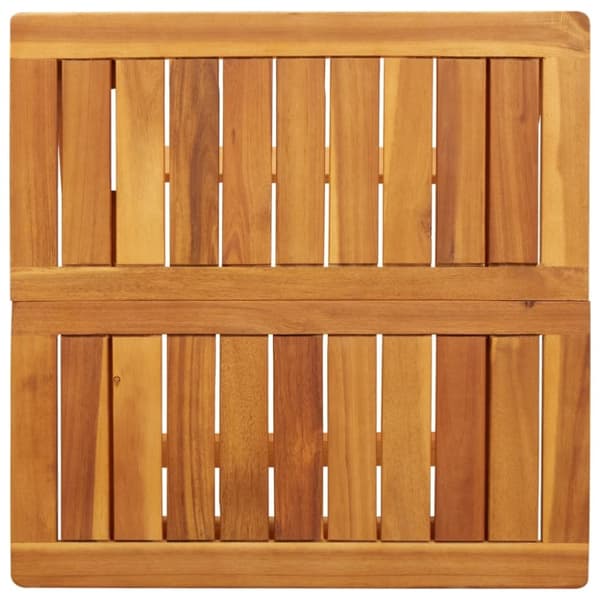 vidaXL Sammenleggbart hagebord 50x50x50 cm heltre akasie