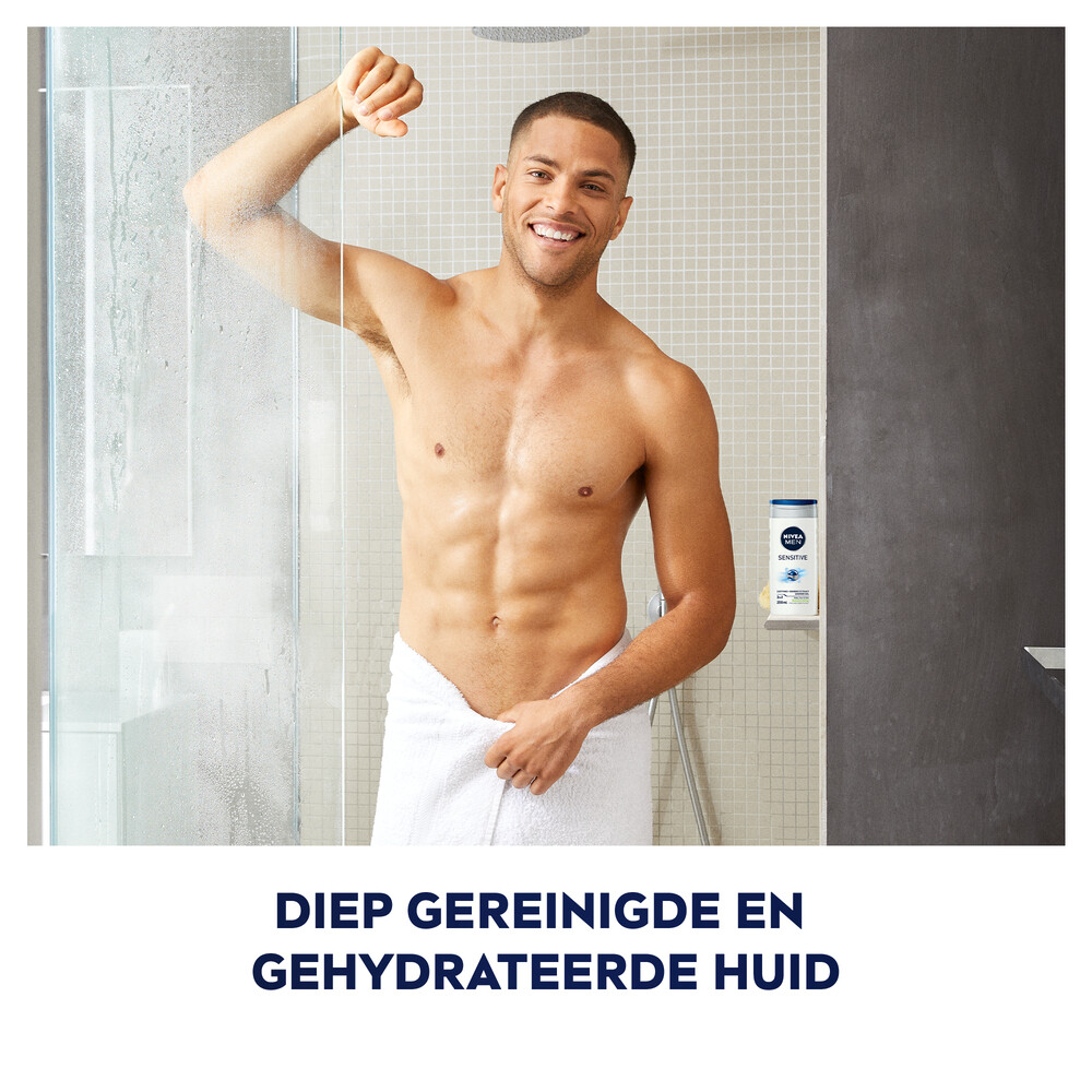 6x Nivea Men Douchegel Sensitive250 ml