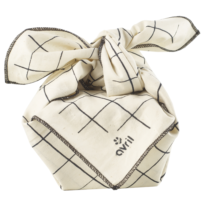 Furoshiki Carreaux 52 x 52 cm Coton bio