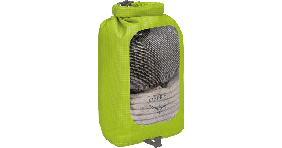 OspreyDry Sack 6 with Window packsack  (Groen, 6 liter)