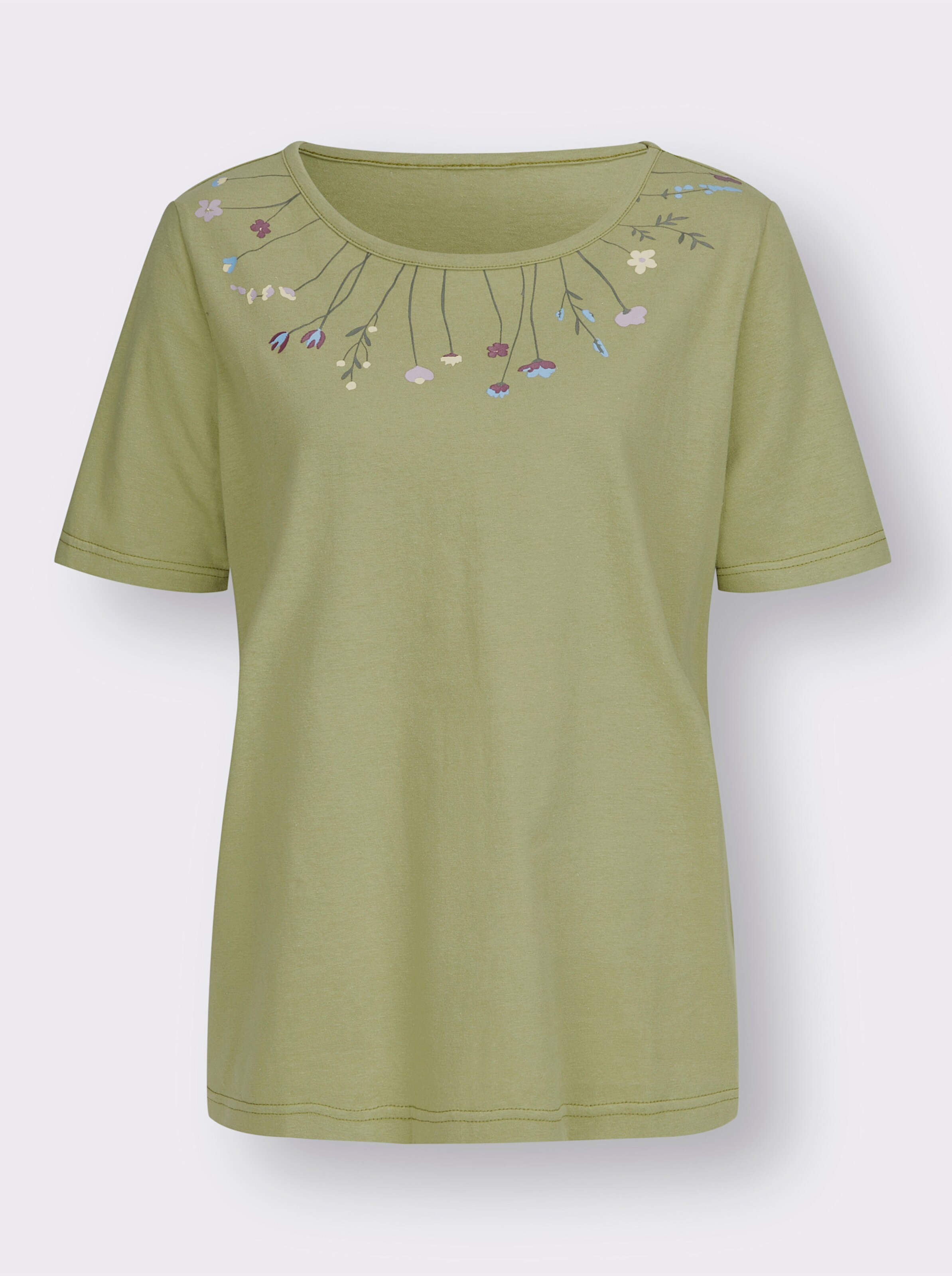 Rundhals-Shirt